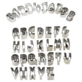 thumbnail image 1 of Stainless Steel Alphanumeric 37-piece Set Cookie Cutter Die English Cookie Fondant Icing Cake Mold Baking Mold, 1 of 2
