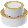 thumbnail image 1 of FOCUSLINE Gold Plastic Plates Set of 102, Disposable Plates with Gold Grid Rim 51 Dinner Plates 10" and 51 Salad Dessert Appetizer Plates 7", Elegant Fancy Heavy Duty Wedding Party Plates, 1 of 4