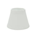 thumbnail image 3 of Aspen Creative 32066-2 Small Hardback Empire Shape Chandelier Clip-On Lamp Shade Set (2 Pack), Transitional Design in White, 5" bottom width (3" x 5" x 4"), 3 of 7