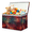 Color 1, variant on Jiaoprinted Colorful Snake Print Large Toy Storage Box with Lid and Divider for Grils Boys, Animal Print Foldable Toy Storage Organizer, Stackable Storage Container Home Organization, 85L