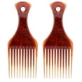 thumbnail image 1 of OPALESQUE Peine para Cabello Rizado, Paquete de 2, Levantamiento Afro Suave, Desenredado, Diente Ancho, sin Frizz, Herramienta de Peinado para Hombre, 1 of 7