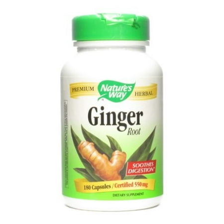 Nature's Way Ginger Root - 180 Vegetarian (Best Way To Freeze Ginger)