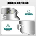 thumbnail image 4 of 35L/9.3gal Milk Can with Spigot - 304 Stainless Steel Water Dispenser Food Storage Container for Liquid & Dry Goods, Wine Pail Bucket Metal Tote Jug for Kitchen, Farm, 4 of 18