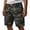 Army Green, variant on Men's Camo Print Quick Dry Ripstop Tactical Cargo Shorts Knee Length Outdoor Hiking Fishing Utility Work Shorts with Multi Zipper Pockets Red 3XL