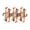 C#031, variant on Soft Fishing Lure with Realistic Fish-Eye Pattern & Orange-Brown Baitfish Color – Lifelike Silhouette, Tapered Tail for Fluid Movement, Ideal for Bass Trout in Freshwater and Saltwater