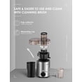 thumbnail image 4 of Juicer Aicok Juice Extractor with Wide Mouth, 3 Speed Centrifugal Juicer for Fruit and Vegetable, plus Pulse Function, Non-slip Feet, Stainless Steel and BPA free, 4 of 7