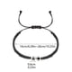 thumbnail image 5 of 26 Letras Hecho a mano trenzado pulsera de la pareja Letra Ronda trenzado pulsera luminosa Letra pulsera trenzada Longitud pulsera ajustable para niños y niñas, 5 of 6