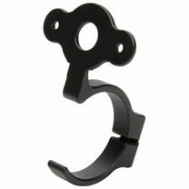 Allstar Performance ALL19431 Quick Turn Mounting Bracket - Clamp-On - 1/16in Thick - 90 Degree - Aluminum - Black Finish - 1-1/4 in OD Tube - Each