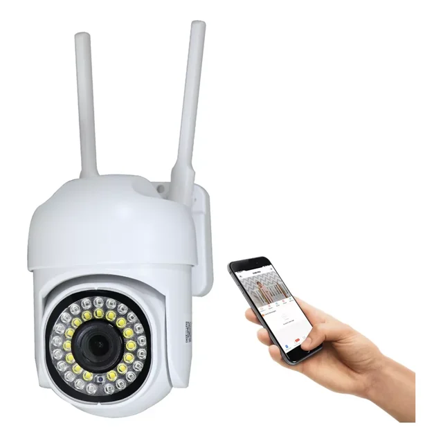 Cámara De Seguridad Wifi Exterior Vigilancia Vision Nocturna