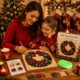 thumbnail image 5 of DIY Christmas Pearl Diamond Painting Art Kit with Frame, Christmas Pearl Beads Art Craft for Adults & Beginners, Gemstone Diamond Dots Beads Painting for Home Wall Decor, 5 of 6