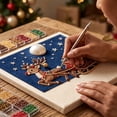 thumbnail image 2 of 3D Pearl Beads Art Craft Kit with Frame, DIY Christmas Pearl Diamond Art Kit, Including Santa Claus, Snowman, Christmas Tree, Reindeer and Gift Boxes for Home Wall Decor, 2 of 6