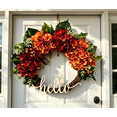 thumbnail image 2 of Spring Summer Wreath for Front Door 18 Inch - Artificial Hydrangea Year-Round Wreath with Welcome Sign, All Season Outdoor Indoor Decor for Home Wall Window, 2 of 8