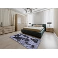 thumbnail image 4 of Ahgly Company Indoor Rectangle Abstract Blue Gray Abstract Area Rugs, 4' x 6', 4 of 6