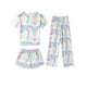 thumbnail image 1 of Conjunto de pijama Arshiner, ropa de dormir de manga corta, 3 piezas, para niñas, 4T, 1 of 8
