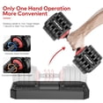 thumbnail image 3 of Famistar Adjustable Dumbbell 6.6-44 lbs Single Weight Dumbbell with Anti-Slip Metal Handle Extra Safe Lock System for Full Body Workout Home Gym Men/Women, 3 of 7