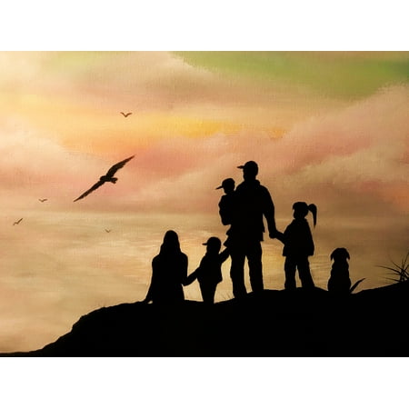 UPC: 0786024258855 | Family Vacation by Ed Capeau 24×32 Giclee Art Painting Reproduction POD