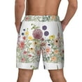 thumbnail image 4 of Daiia Autumn Garden Mens Swim Trunks Swim Shorts Quick Dry Swim Shorts with Mesh Lining Pockets-3X-Large, 4 of 9