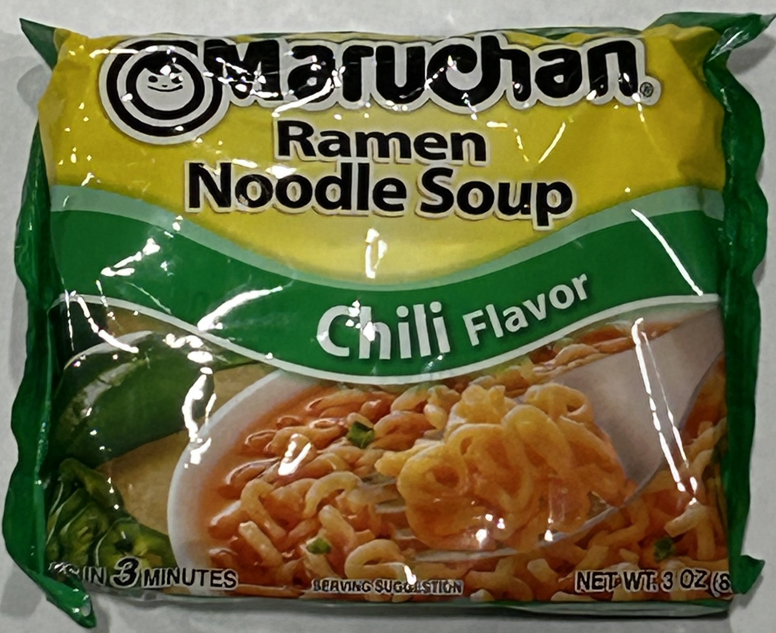 Maruchan Roasted Chicken Ramen Noodle Soup, 12 Pack, 3 oz