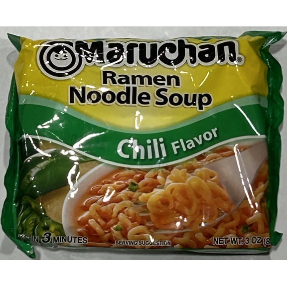 Maruchan Ramen Noodle Soup Chili Flavor 3 oz (Pack of 12)