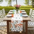thumbnail image 4 of Table Runners 90 Inches Long Dress Scarves, Vintage Leaves Farmhouse Coffee/Dining/Kitchen Table Runner for Living Room, Summer Botanical Pastoral Watercolor 13x90 Inch, 4 of 9