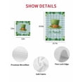 thumbnail image 7 of St. Patrick's Day Kitchen Dish Towels for Drying Dishes Set of 3, Spring Coin Green Clovers Blue Lattice Waffle Weave Microfiber Hand Tea Bathroom Towels Quick Dry & Absorbent Towel 15.7x23.6, 7 of 7