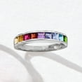 thumbnail image 5 of Ross-Simons 0.90 ct. t.w. Multi-Gemstone Ring in Sterling Silver, Women's, Adult, 5 of 6