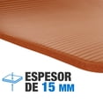 thumbnail image 3 of Tapete Yoga Grueso 15 Mm Fitness Altera Nbr Antiderrapante, 3 of 7
