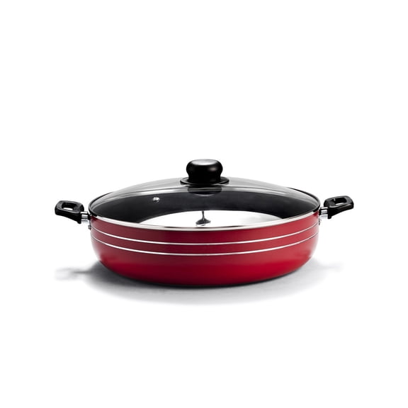 Arrocera Roja Lamex De 34 Cm Con Antiadherente Lamex  ARR34R2MMCTV