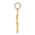 thumbnail image 4 of Auriga Fine Jewelry 10K Yellow Gold Number 5 Block Charm Pendant for Women (L -13.2 mm,W-4.2 mm), 4 of 7
