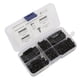 thumbnail image 2 of 100Pcs Sawtooth Picture Hangers Rust Resistant Stable Durable Seamless Sawtooh Frame Hanging Hooks with 200Pcs ScrewsBlack, 2 of 22