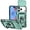 Green, variant on TYJKeJi Fashion Case Kickstand Drop Resistant Shockproof Case For iPhone 17 Pro