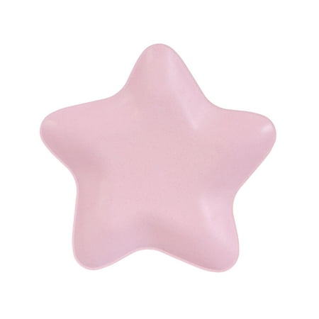 

Chic Wheat Straw Plate Creative Star Shape Fruit Plates Candy Dish Dried Fruit Tray for Party Home (Nordic Pink)