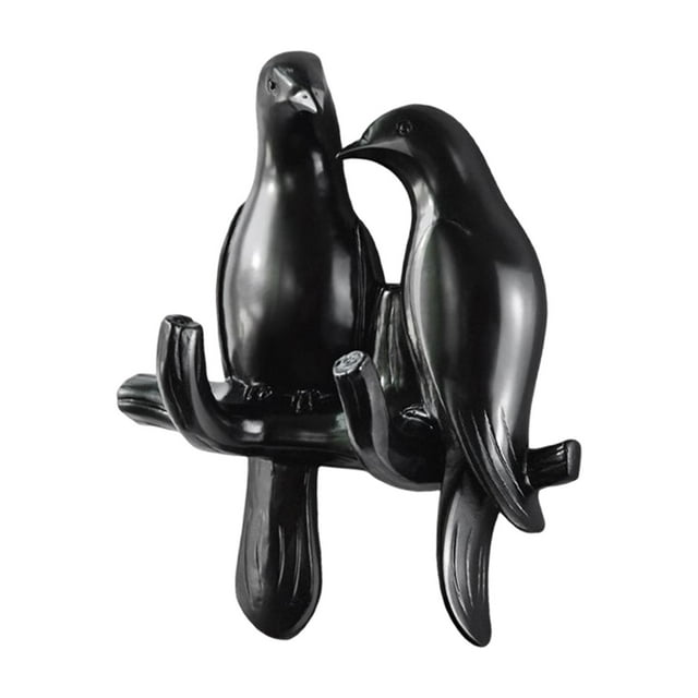 colgador de almacenamiento de ropa Sunnimix de resina creativo L Negro