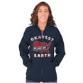 thumbnail image 3 of America Okayest Place on Earth Zip Up Hoodie Men's Women's Brisco Brands S, 3 of 6