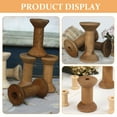 thumbnail image 4 of Koolleo 5pcs Wood Yarn Holder Sewing Spools Holder Thread Holder Wooden Thread Spools Sewing Thread Spools, 4 of 6