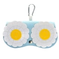 thumbnail image 1 of Boîte de Lunettes de Soleil Portable pour Femmes en Cuir PU Protection Rangement Lunettes de Soleil Mignonnes, 1 of 8