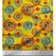 thumbnail image 1 of Soimoi Moss Georgette Fabric Brush Stroke Abstract Print Fabric by the Yard 42 Inch Wide, 1 of 3