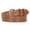 Brown, variant on WHIPPY Women Leather Belt for Jeans Pants Ladies Leather Belts with Black Buckle