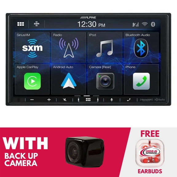 New Alpine ILX-407 7 Inch Double DIN Digital Media With Backup Camera