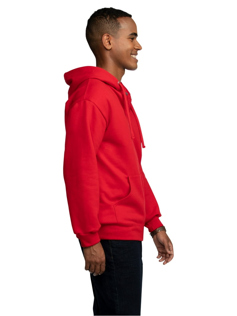 BUILT Apparel セットアップ　レッドM Fruit of the Loom Men's EverSoft Fleece Full Zip Hoodie Jacket