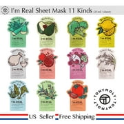 Tony Moly I'm Real Mask Sheet Pack 21ml Full Variety - 11 Pack TonyMoly Beauty Face Masks