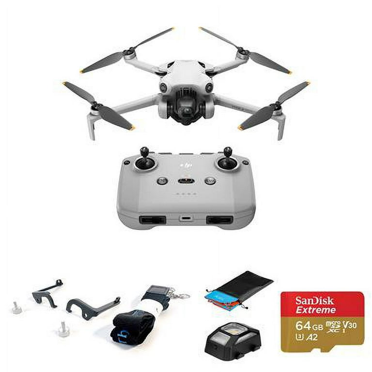  NEW DJI Mini 4 Pro Drone Fly More Combo, Bundle with DJI Mini 4  Pro Care Refresh 2-Year Plan for Aerial Photography Enthusiasts With 20  Foldable Landing Pad and Strobe Lights
