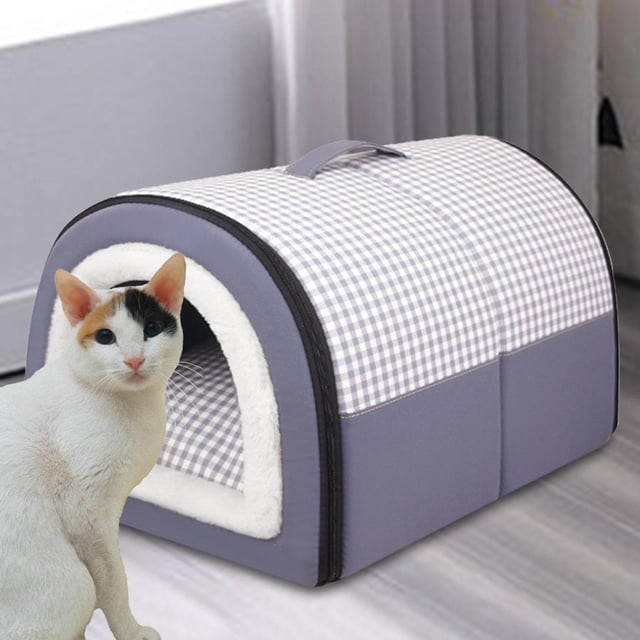 Cama para Gatos Fernando Casa para Dormir Gris M