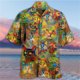 thumbnail image 3 of Camisa hawaiana divertida para hombre, sudadera playera con estampado de gato y música en 3D, camisa de manga corta de diseñador callejero, ropa para hombre de alta calidad, 3 of 5