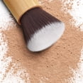 thumbnail image 4 of HHBEAUTY Small Bamboo Flat Kabuki Foundation Brush - Flat Top Makeup Brush for Foundation Blending Liquid Cream Mineral Powder with Dense Bristles, Cruelty-Free, 4 of 8