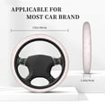 thumbnail image 5 of Naloa Rainboe And Rabbit Elastic Steering Wheel Cover, Auto Steering Wheel Cover – 15 Inch , Comfortable Grip, Fit Suvs,Vans Cars,Trucks, 5 of 8