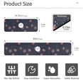 thumbnail image 3 of Yayeee Faucet Mat for Kitchen Sink 14.7" Diatomite Long Splash Guard Pad, Red and White Fireworks Pattern, 2 Pack, 3 of 7