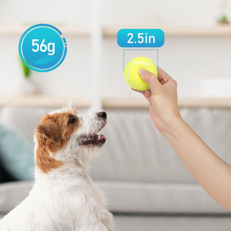 Prime Pets Tennis Balls with Squeakers Fetch Toy, 3 Pack 2.5 Inch photo 3