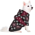 thumbnail image 2 of Balery red Minimalist Snowflake Sudadera con Capucha para Perros Pequeños – Ropa para Mascotas, Disfraz para Perros y Gatos, Ideal para Fiestas y Cosplay-X-Small, 2 of 7