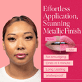 thumbnail image 4 of Aromi Metallic Liquid Lipstick | Long-Lasting Lip Color with Shimmery Finish, Rosy Peach, Orange Shade (Pumpkin Spice), 4 of 11
